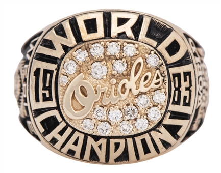 1983 Baltimore Orioles World Championship Ring Presented To Bill Werle